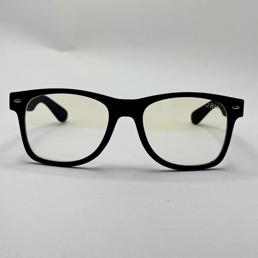 فریم عینک طبی مستطیلی مشکی انتی رفلکس و یووی 400 سبک