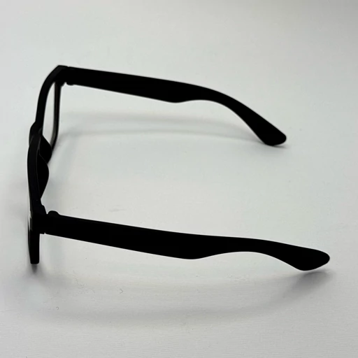 فریم عینک طبی مستطیلی مشکی انتی رفلکس و یووی 400 سبک