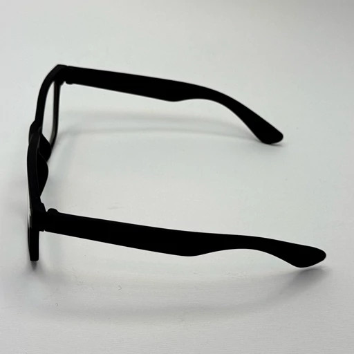 فریم عینک طبی مستطیلی مشکی انتی رفلکس و یووی 400 سبک