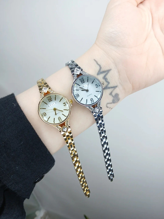 ساعت ظریف زنانه هانگری نقرهای