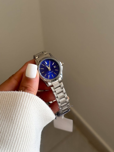 ساعت مچی زنانه کاسیو استیل تاریخدار مارک معروف CASIO نمونه درجه یک