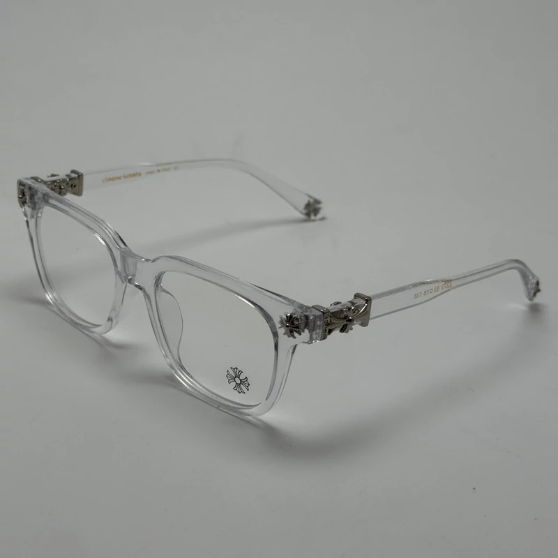 عینک بلوکات کروم هارتز کریستالی نقره ای Chrome Hearts 2273 - کیفیت مستر