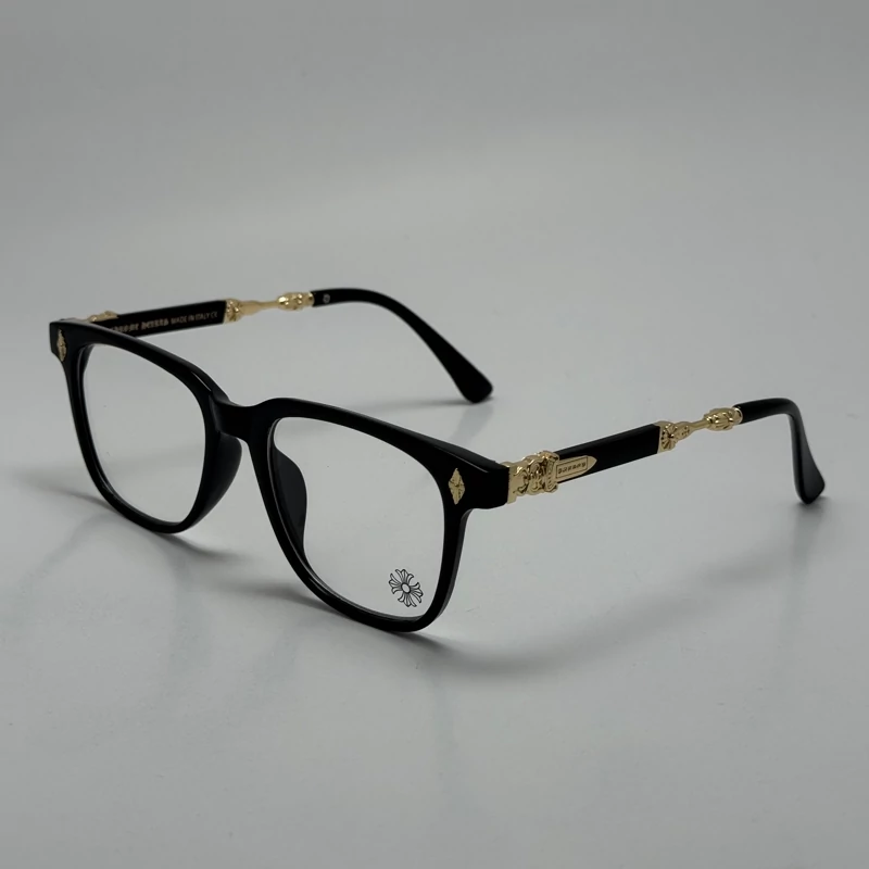 عینک بلوکات کروم هارتز مشکی طلایی Chrome Hearts 2272 - کیفیت مستر