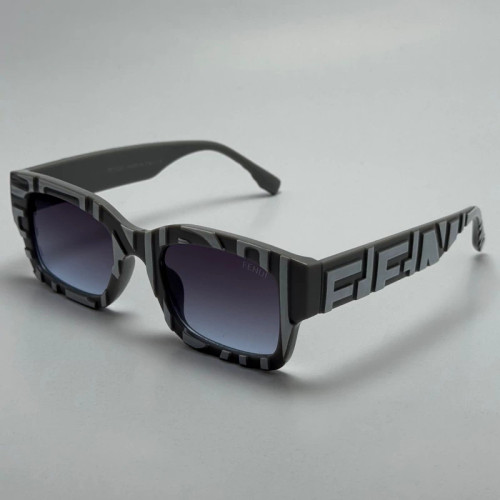 عینک آفتابی فندی FENDI طوسی کد 23087 - کیفیت مستر - لیمیتد ادیشن