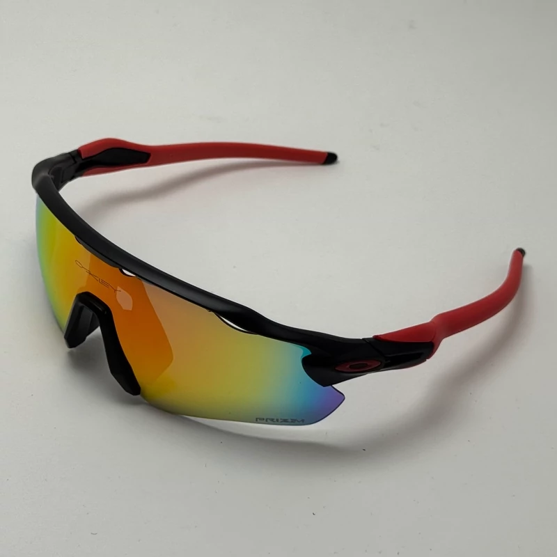 عینک آفتابی اسپرت اوکلی Oakley مدل Radar EV Path عدسی آتیشی فریم مشکی کد 9208