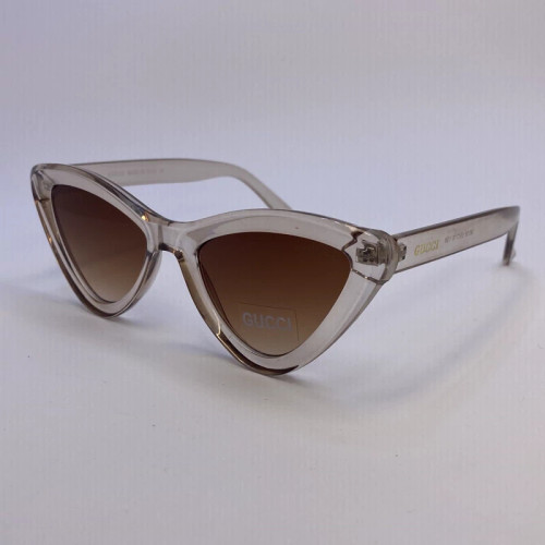 عینک گوچی gucci ایتالیا قهوه ای محافظ کامل uv400 به همراه کاور و دستمال نانو مخصوص عینک