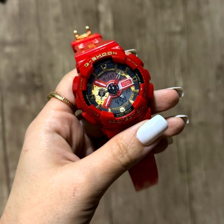 ساعت مچی کاسیو جی شاک قرمز مدل GA-110 اسپرت