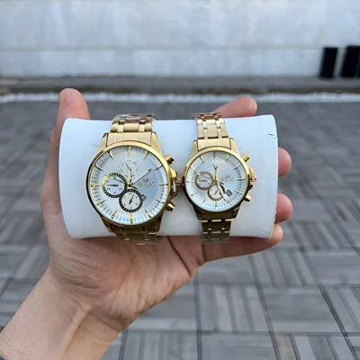 ست ساعت مردانه و زنانه فلزی مارک swisland
